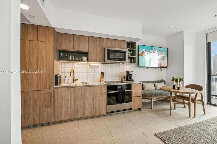 Furnished interior view inside a new home in Natiivo Miami, Miami (Image 10).