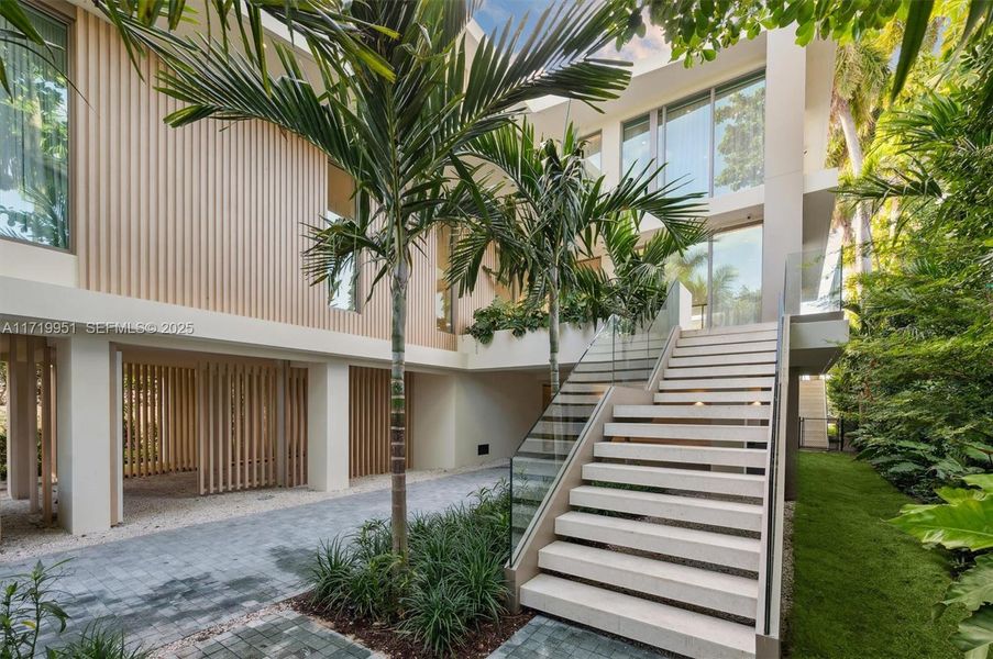 Exterior details and patio area of a home in , Miami Beach (Image 21).