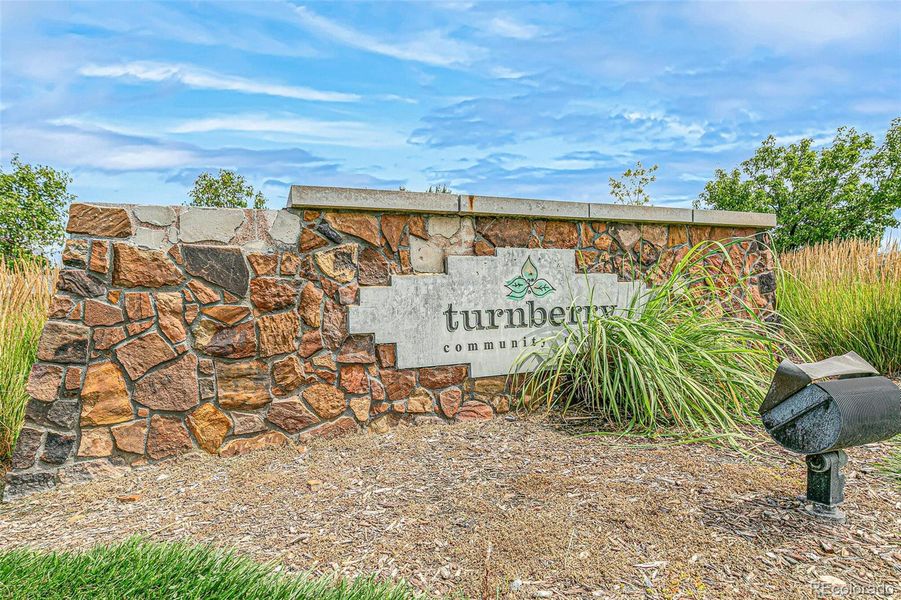 Front exterior of a new home in Turnberry, Commerce City, CO, highlighting curb appeal (Image 24). Front exterior of a new home in Turnberry, Commerce City, CO, highlighting curb appeal (Image 24).