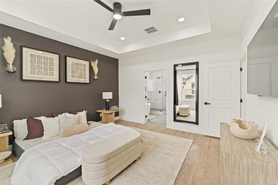 Furnished interior view inside a new home in , Houston (Image 5).
