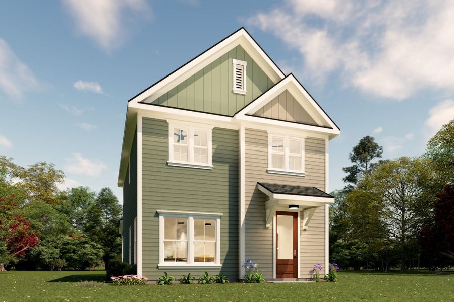 Front exterior of a new home in , Summerville, SC, highlighting curb appeal (Image 5).