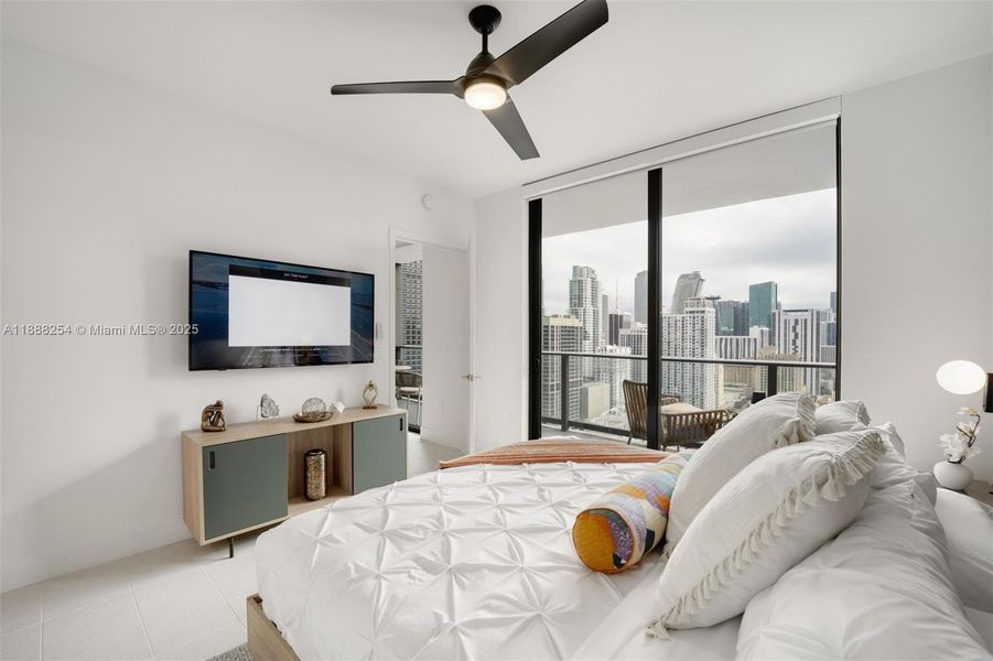 Furnished interior view inside a new home in , Miami (Image 15).