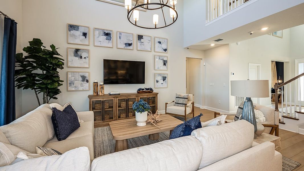 Furnished interior view inside a new home in Lochside, Mount Dora (Image 11). Furnished interior view inside a new home in Lochside, Mount Dora (Image 11).