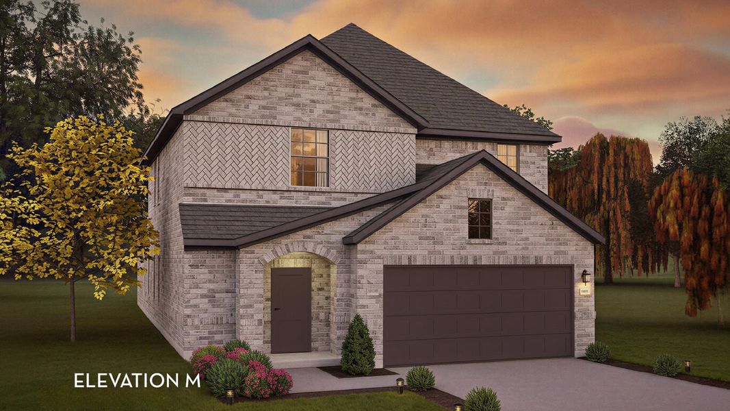 Representative exterior photo of a completed home built from the Alder by CastleRock Communities in Cool Water, Jarrell, TX (Image 2).