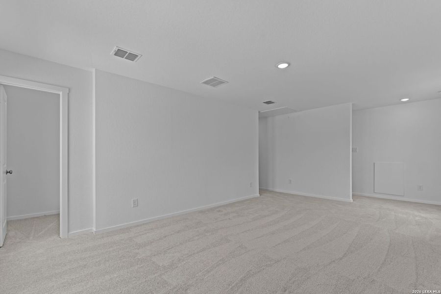 Spacious, unfurnished interior of a new home in Hightop Ridge, Converse (Image 26). Spacious, unfurnished interior of a new home in Hightop Ridge, Converse (Image 26).