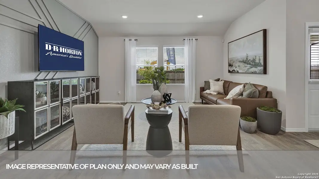 Furnished interior view inside a new home in Navarro Fields, Seguin (Image 7).
