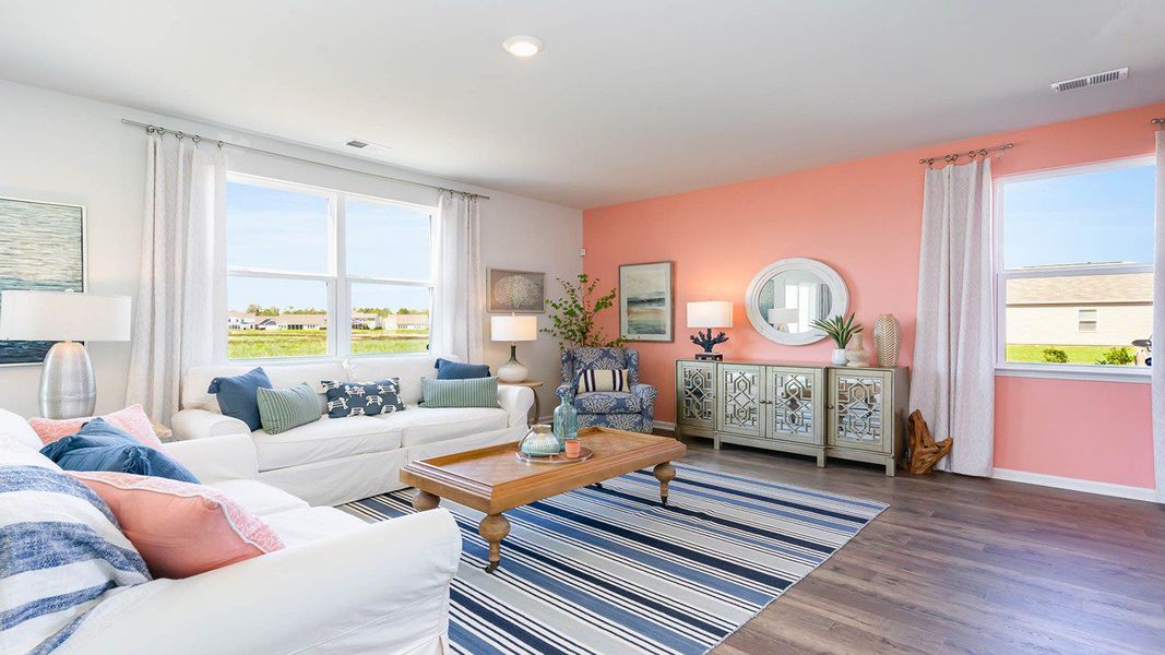 Representative furnished interior of a home built from the GALEN by D.R. Horton in Harper Meadows, Loris (Image 11).