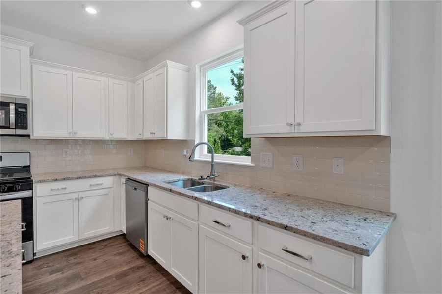 Furnished interior view inside a new home in The Overlook at Factory Shoals, Mableton (Image 7).
