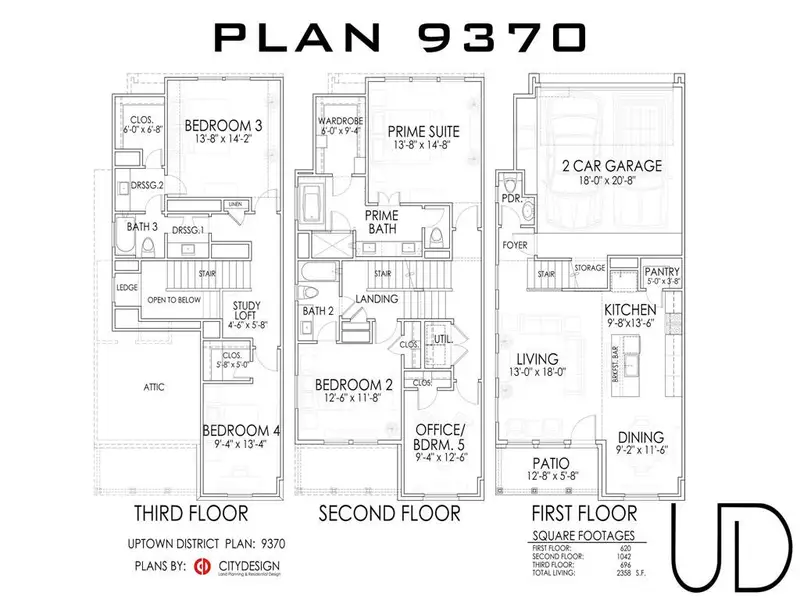 Plan 9370 - 1st Floor Living