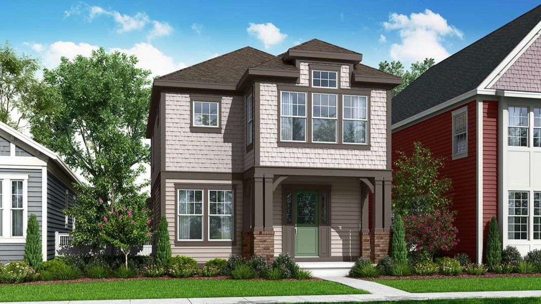 Representative exterior photo of a completed home built from the Estes by Brightland Homes in Westerly, Erie, CO (Image 2).