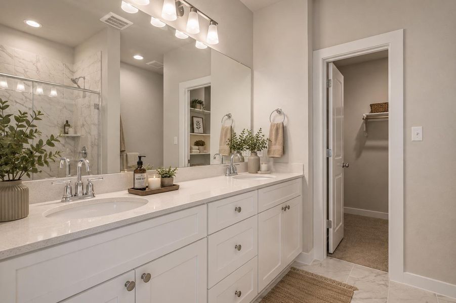 Furnished interior view inside a new home in Cielo, Round Rock (Image 8).