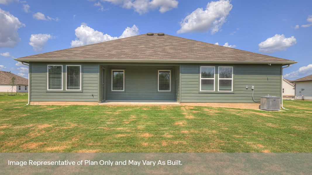 Exterior details and patio area of a home in Hartland Ranch, Lockhart (Image 3).