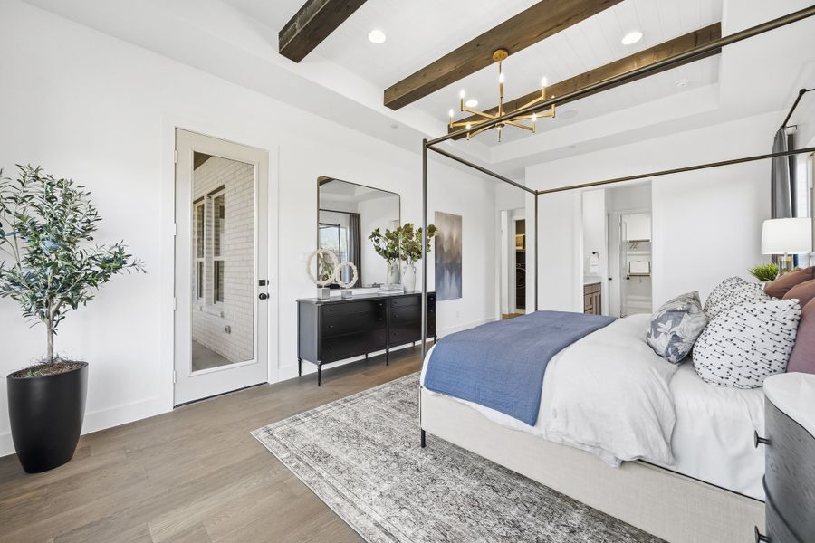 Furnished interior view inside a new home in Providence Cove, McKinney (Image 32).