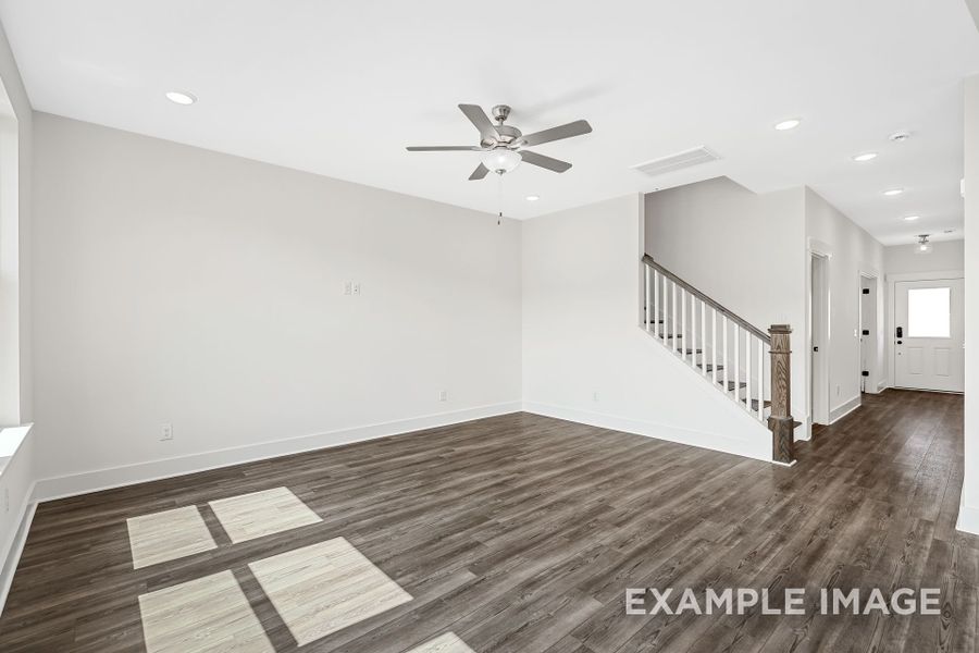 Representative unfurnished interior of a home built from the The Logan A by Davidson Homes LLC in Calista Farms, White House (Image 19).