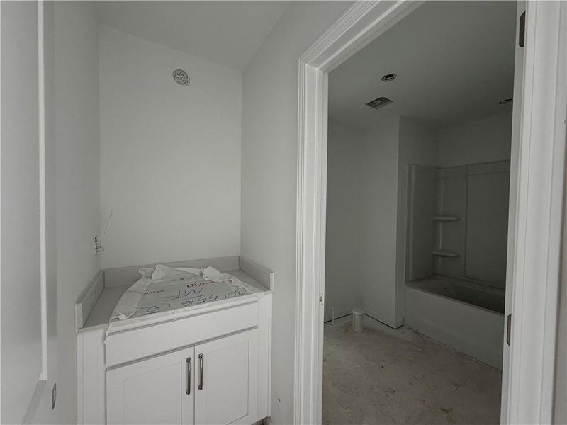 In-progress construction of a new home in Arbors at Richland Creek, Buford, GA (Image 28).