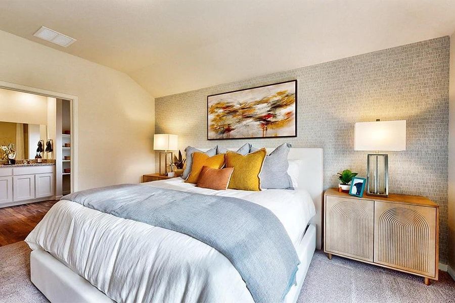 Furnished interior view inside a new home in Boardwalk Estates, Springtown (Image 9).