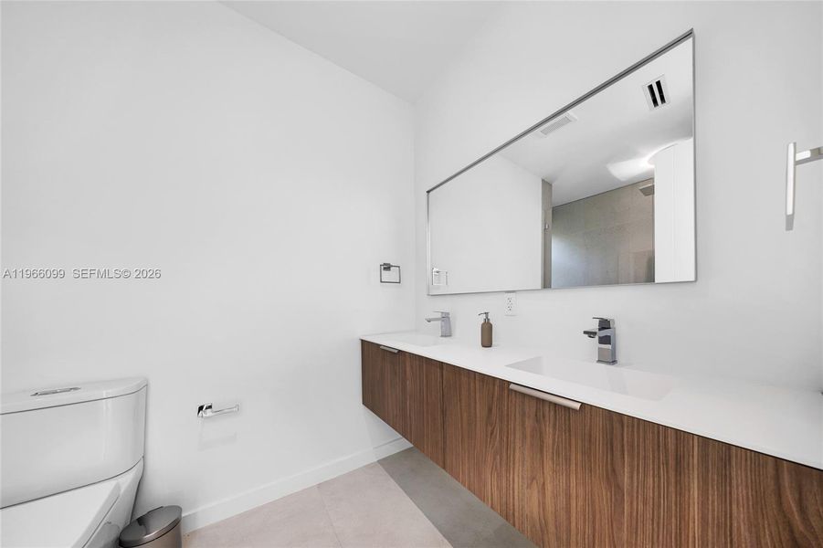 Furnished interior view inside a new home in , Miami (Image 71).