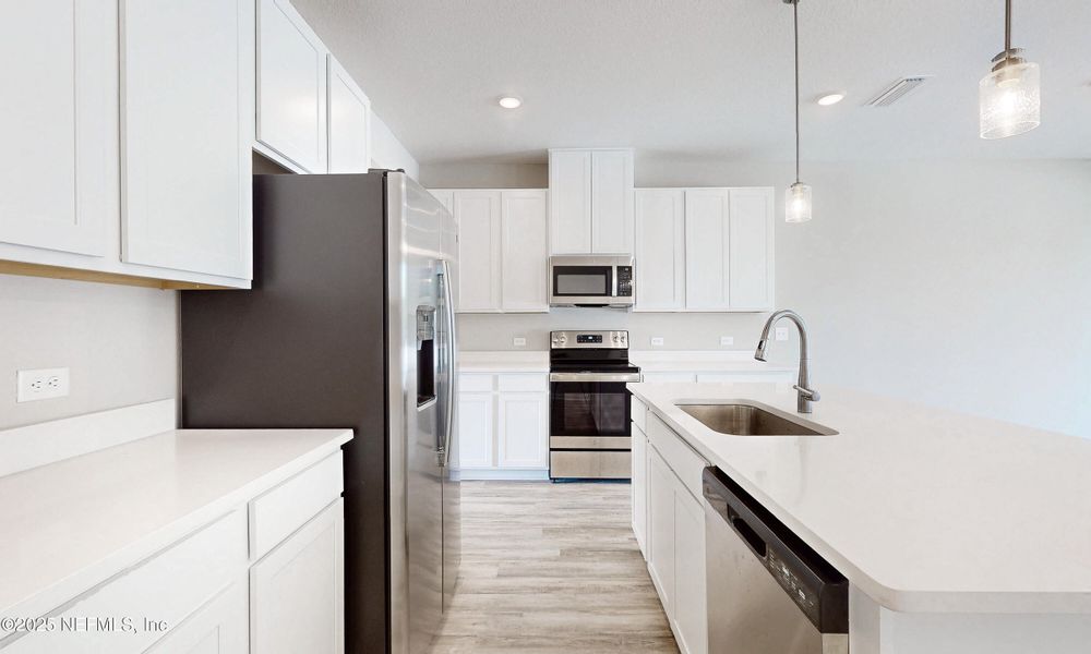 Furnished interior view inside a new home in , Jacksonville (Image 7). Furnished interior view inside a new home in , Jacksonville (Image 7).