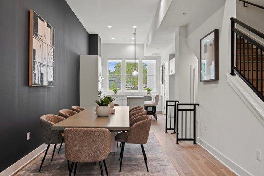 Furnished interior view inside a new home in Bluebonnet Lofts, Austin (Image 24). Furnished interior view inside a new home in Bluebonnet Lofts, Austin (Image 24).