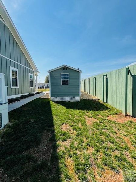Exterior details and patio area of a home in , Ellenboro (Image 27).