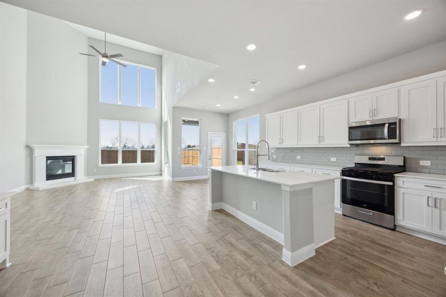 Furnished interior view inside a new home in Sicily, Princeton (Image 6).