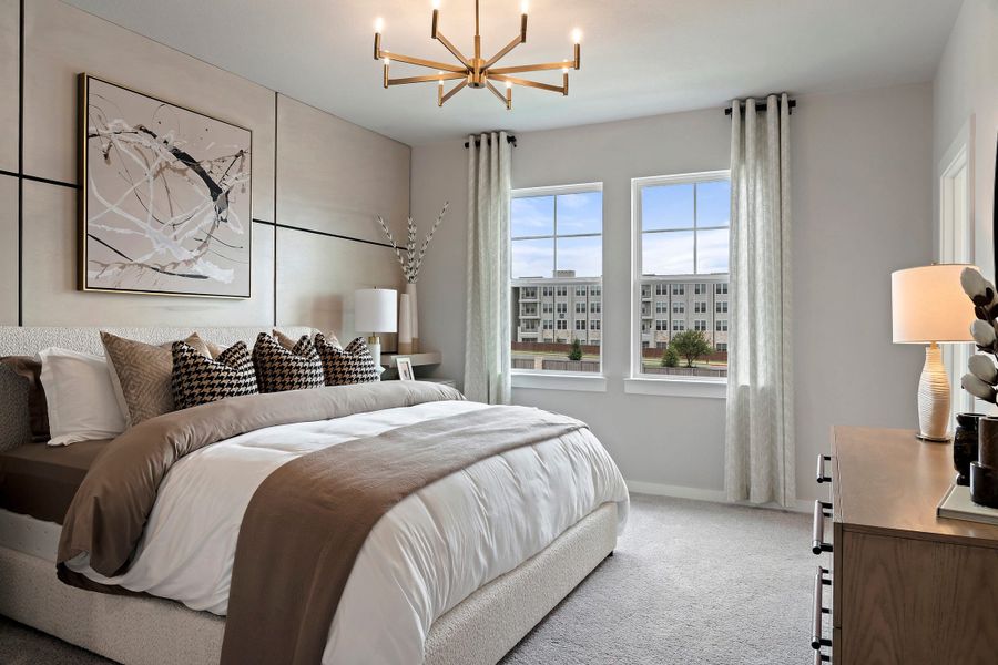 Representative furnished interior of a home built from the Tribeca by Tri Pointe Homes in Park Central, Georgetown (Image 35).