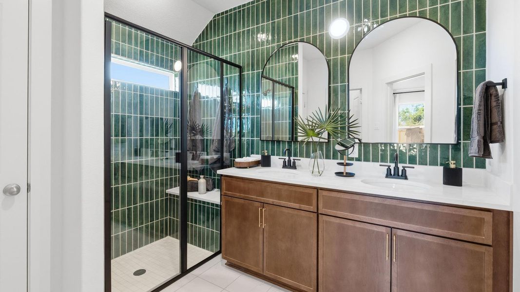Model home photos of similar floorplans, not pictures of actual home.