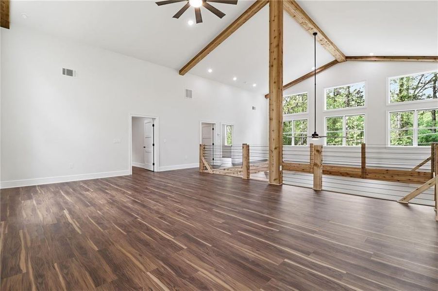 Spacious, unfurnished interior of a new home in , Acworth (Image 77).