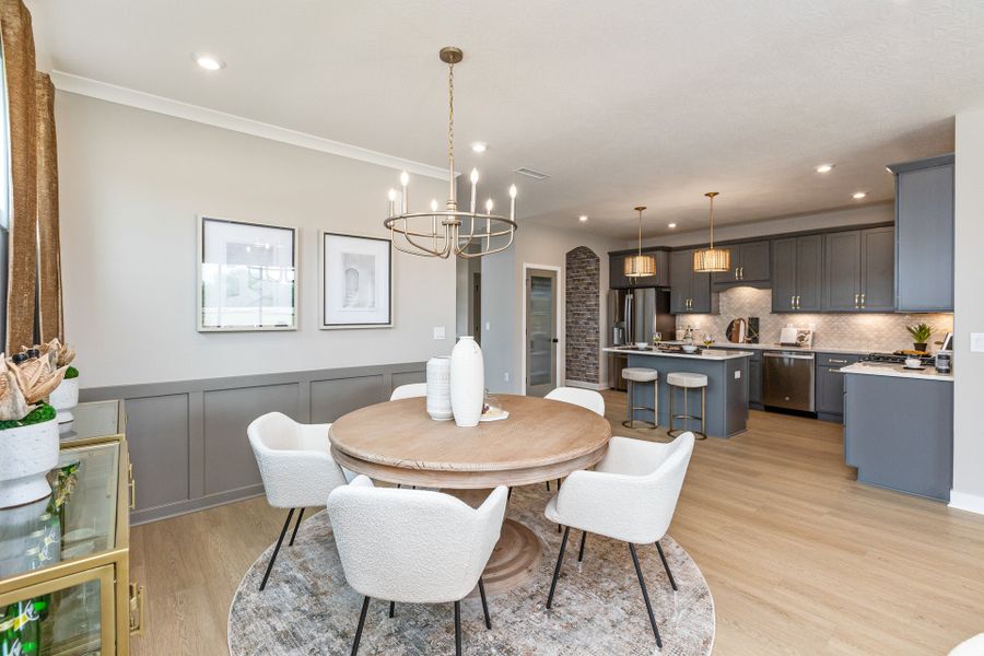 Representative furnished interior of a home built from the Wilmington by Fischer Homes in Easton Park, Dallas (Image 35).