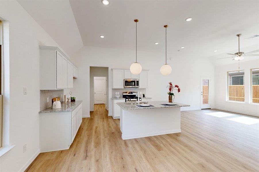 Furnished interior view inside a new home in Tarrytown, Crowley (Image 12). Furnished interior view inside a new home in Tarrytown, Crowley (Image 12).