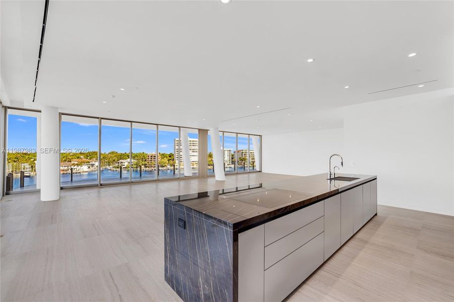 Furnished interior view inside a new home in , Miami (Image 43).