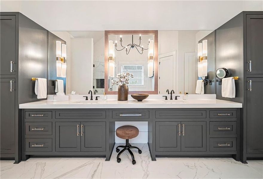 Furnished interior view inside a new home in , Alpharetta (Image 7).