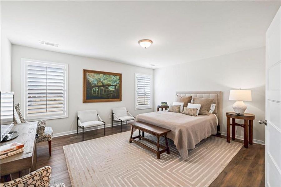 Furnished interior view inside a new home in Rosewood Lake Estates, Hoschton (Image 11). Furnished interior view inside a new home in Rosewood Lake Estates, Hoschton (Image 11).