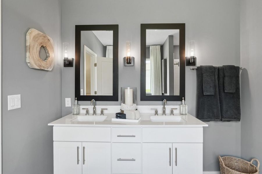 Furnished interior view inside a new home in , Port St. Lucie (Image 7).