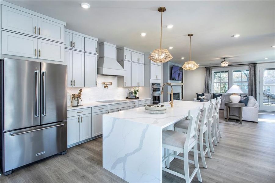Furnished interior view inside a new home in , Roswell (Image 8). Furnished interior view inside a new home in , Roswell (Image 8).