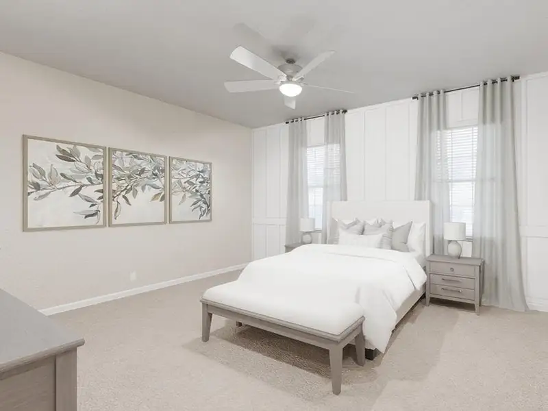 Rest and relaxation await in your private owner`s suite. (Artist`s rendering)
