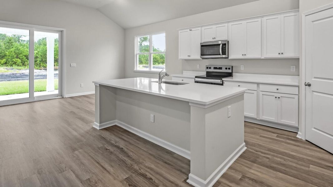 Furnished interior view inside a new home in Grayson Park, Leland (Image 7).