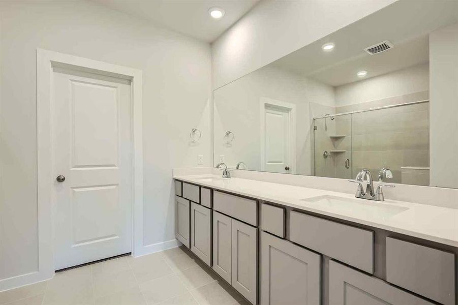 Furnished interior view inside a new home in Prestige Collection at Overland Grove, Forney (Image 9). Furnished interior view inside a new home in Prestige Collection at Overland Grove, Forney (Image 9).