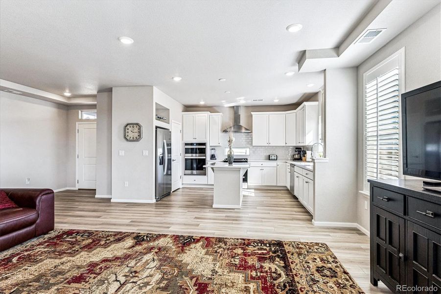 Furnished interior view inside a new home in The Reserve, Aurora (Image 5). Furnished interior view inside a new home in The Reserve, Aurora (Image 5).