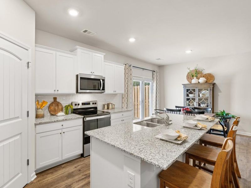 Furnished interior view inside a new home in Mountain Park, Dahlonega (Image 28). Furnished interior view inside a new home in Mountain Park, Dahlonega (Image 28).