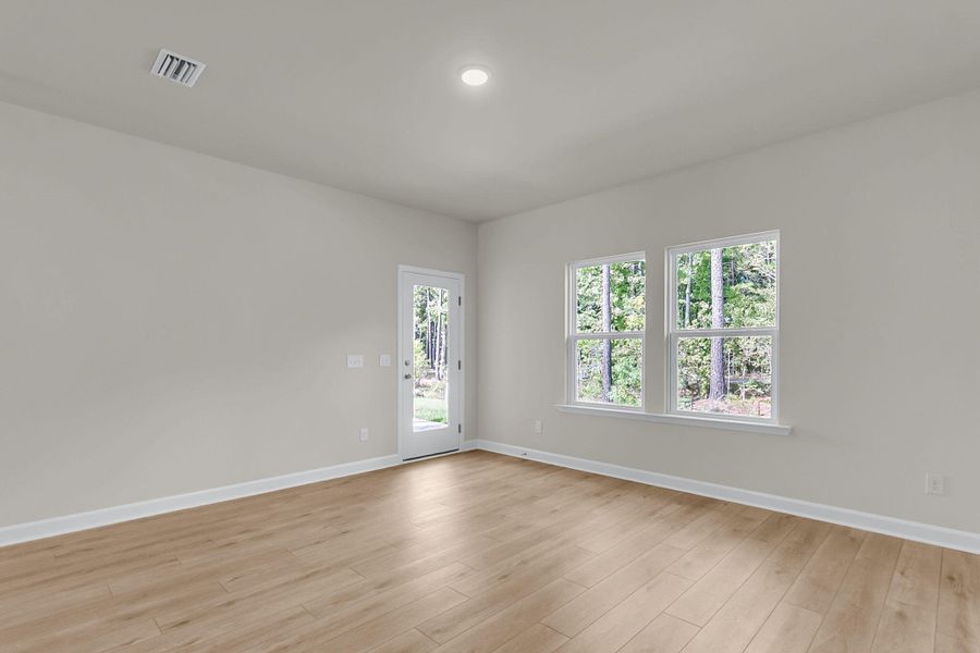 Spacious, unfurnished interior of a new home in Hammock Walk at Nexton, Summerville (Image 12). Spacious, unfurnished interior of a new home in Hammock Walk at Nexton, Summerville (Image 12).