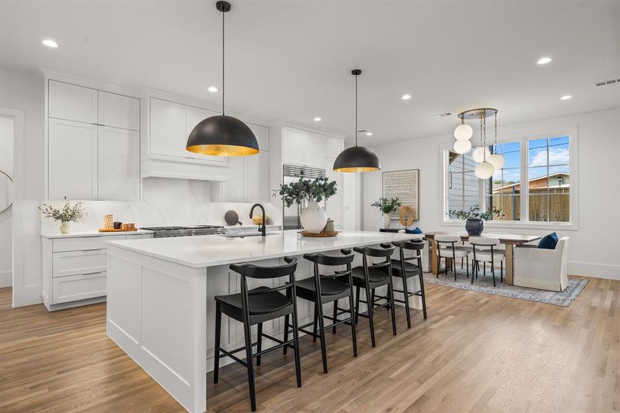 Furnished interior view inside a new home in , Dallas (Image 12).