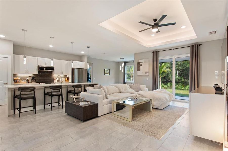 Furnished interior view inside a new home in , Punta Gorda (Image 5).