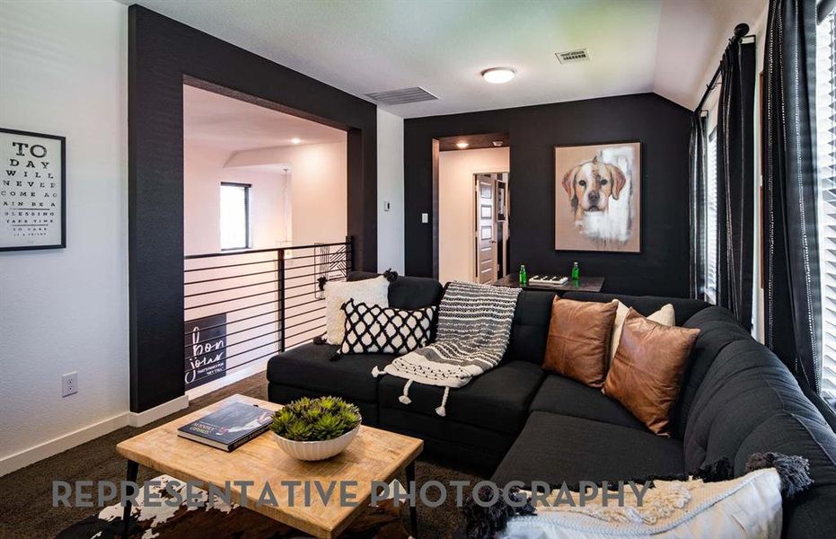 Furnished interior view inside a new home in Goodland, Midlothian (Image 9).