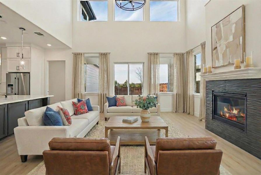 Furnished interior view inside a new home in , Rowlett (Image 13).