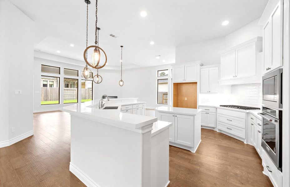 Furnished interior view inside a new home in Audubon 60', Magnolia (Image 9). Furnished interior view inside a new home in Audubon 60', Magnolia (Image 9).