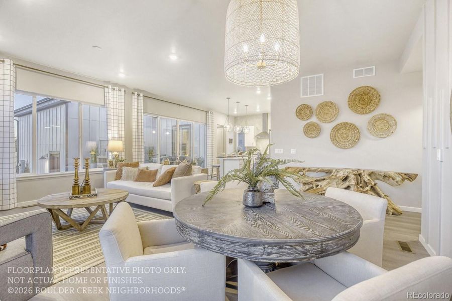 Furnished interior view inside a new home in , Fort Collins (Image 35).