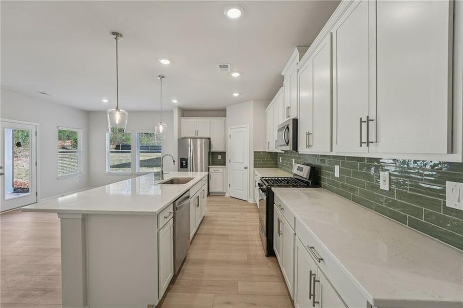 Furnished interior view inside a new home in Westmont Preserve, Powder Springs (Image 18).