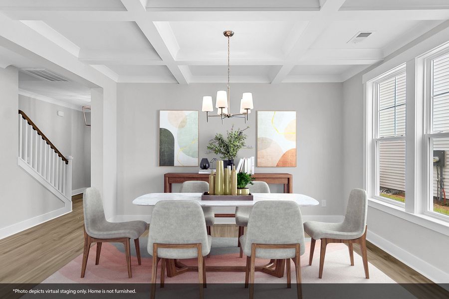 Furnished interior view inside a new home in Pebble Branch, Chapin (Image 7).