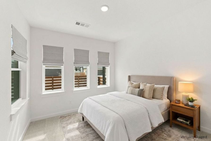 Furnished interior view inside a new home in Willow Grove Single-Family Homes, Melissa (Image 28). Furnished interior view inside a new home in Willow Grove Single-Family Homes, Melissa (Image 28).